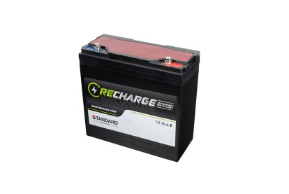 Μπαταρία STANDARD RECHARGE βαθείας εκφόρτισης VRLA AGMGEL12027 CARBON 12V 27.0C20/25.0C10/23.5C5 AH