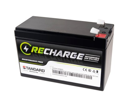 Μπαταρία STANDARD RECHARGE βαθείας εκφόρτισης VRLA AGMGEL120090 12V 9.0C20/8.19C10/8C5 AH