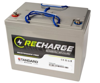 Μπαταρία STANDARD RECHARGE βαθείας εκφόρτισης VRLA AGMGEL12100 12V 100.0C20/90.0C10/85.0C5 AH