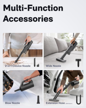 HOTO BlowVac Ηλεκτρική Σκούπα Χειρός & Φυσητήρας Αέρα