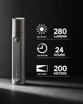 HOTO Fit Επαναφορτιζόμενος Φακός LED