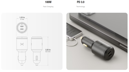 Φορτιστής Αυτοκινήτου Usb Type C 100W