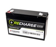 Μπαταρία STANDARD RECHARGE βαθείας εκφόρτισης VRLA AGM060120 6V 12.0C20/11.2C10/10.2C5 AH